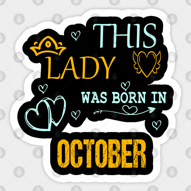 this lady was born in Sticker by ERO-STORE 